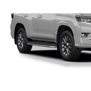 Защита штатных порогов d42 Rival для Toyota Land Cruiser Prado 150 2009-2017, Land Cruiser Prado 150 рестайлинг (кроме