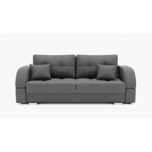Прямой диван "Элита 1", механизм пантограф, велюр, цвет гелекси лайт 021