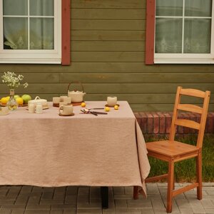 Скатерть SL HOME "Coniferous" 180х135см, лен 100%, 190 гр/м2
