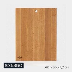 Доска разделочная с ручкой Magistro, 40301,2 см, дуб