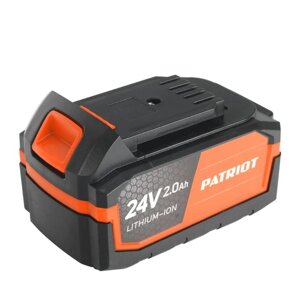 Аккумулятор PATRIOT BR ES, 24 В, 2 Ач, Li-ion, подходит для шуруповертов PATRIOT BR 241Li/h 691292