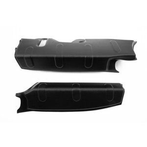 Накладки на бок. стойки багажника Renault Duster I 2010-2014, Nissan Terrano 2014-, шагрень 930807