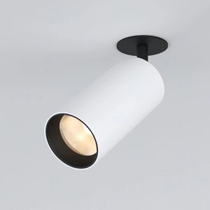 Светильник потолочный акцентный Elektrostandard, Diffe LED 15 Вт, 66x66x208 мм, IP20, цвет белый, чёрный