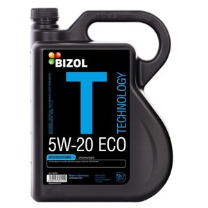 Моторное масло BIZOL Technology 5W-20 ECO SN C5, НС-синтетическое, 5 л