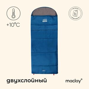 Спальник 2 слоя, левый, одеяло+подг. 220*90 см, +10/+25 camping comfort summer