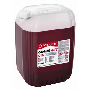 Антифриз TOTACHI NIRO COOLANT Red, -40C, G12+, 20 кг