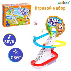 Игровой набор "Весёлые игры", звук, свет