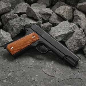 Пистолет пружинный Galaxy Colt 1911 G. 13, чёрный