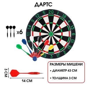 Игра "Дартс" d=45 см , микс