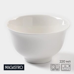 Салатник Magistro "Бланш", d=10 см, цвет белый