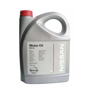 Моторное масло NISSAN 5W-40 KE9009-0042R, 5л