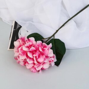Цветы искусственные "Гортензия элит" d-18 см 50 см, розовый