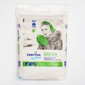 Противогололёдный реагент Fertika IceCare Green, 10 кг