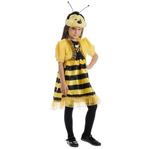 Карнавальный набор "Пчелка", платье, жилет, шапка-маска