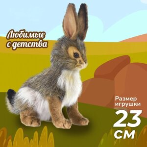 Игрушка мягкая Hansa "Заяц чёрнохвостый", 23 см