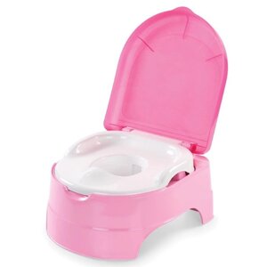 Горшок-подножка 2 в 1 My Fun Potty, розовый