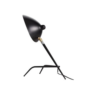 Прикроватная лампа E27, 1x60W, 30x38x53 см, цвет чёрный, белый