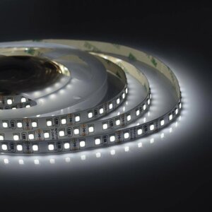 Светодиодная лента Apeyron 12В, SMD3528, 5 м, IP20, 9.6Вт/м, 120 LED/м, 600Лм/м, БЕЛЫЙ