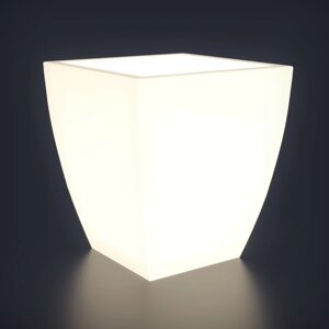 Светодиодная фигура светящееся кашпо "Linea L", 72x136 см, 240В, IP65, БЕЛЫЙ