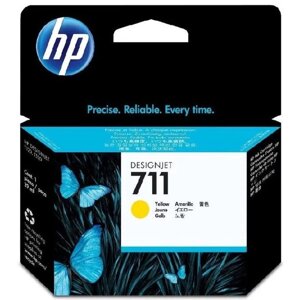 Картридж струйный HP №711 CZ132A желтый для HP DJ T120/T520 (29мл)