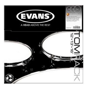 Набор пластика для том барабана Evans ETP-G2CLR-S G2 Clear Standard 12"/13"/16"