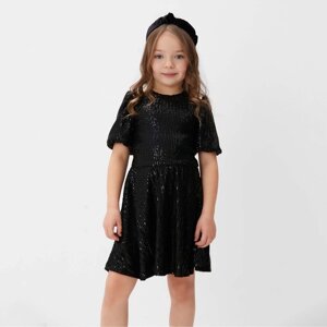 Платье нарядное для девочки KAFTAN р. 36 (134-140 см), черный