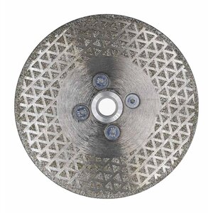 Диск алмазный отрезной TRIO-DIAMOND, Hilberg Super Ceramic Flange, сплошной, 125 х 22 мм