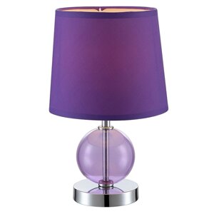 Настольная лампа VOLCANO 1x40Вт E14 фиолетовый 18x18x30см