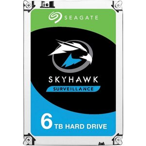 Жесткий диск Seagate SATA-III 6TB ST6000VX001 Surveillance Skyhawk (5400rpm) 256Mb 3.5"