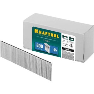 Гвозди для нейлера KRAFTOOL 45 мм, тип 300, 5000 шт.