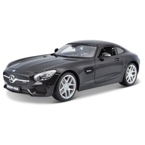 Машинка Maisto Die-Cast Mercedes-AMG GT, открывающиеся двери, 1:18, цвет чёрный