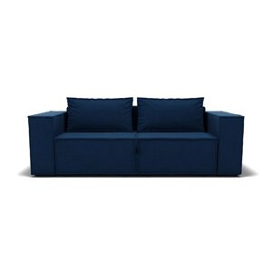 Прямой диван "Хилтон", механизм еврокнижка с релаксом, велюр, цвет гелекси лайт 014