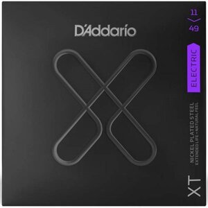 Струны для электрогитары D'Addario XTE1149 XT никелированные, 11-49, с покрытием