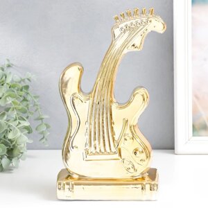 Сувенир керамика "Электрогитара" золото 30х16х9 см