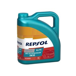 Масло моторное Repsol 5/30 Elite Long Life 50700/50400 RP, синтетическое, 4 л