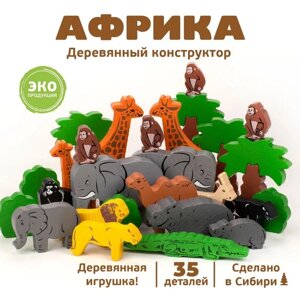 Конструктор "Африка", 35 элементов