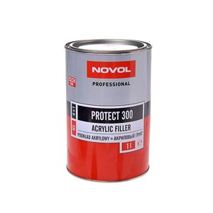 Грунт акриловый Novol PROTECT 300 4+1 MS, красный, 1 л 37051