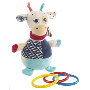 Развивающая игрушка-неваляшка Happy snail, жираф "Спот"