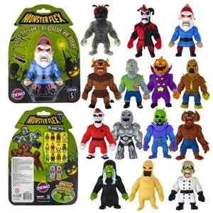 Тянущаяся фигурка, Monster flex серия 5, 15 см, 14 видов МИКС