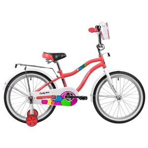 Велосипед 20" NOVATRACK CANDY, коралловый