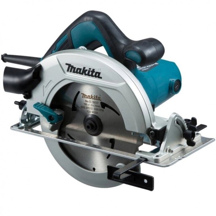 Пила циркулярная Makita HS7600, 1200 Вт, 5200 об/мин, 185х30 мм, рез 64 мм от компании Интернет-гипермаркет «MALL24» - фото 1