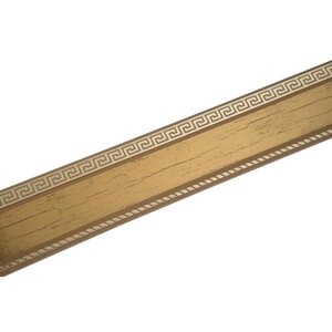 Планка для карниза "Меандр", высота 7 см, длина 25 м, цвет золото, антик
