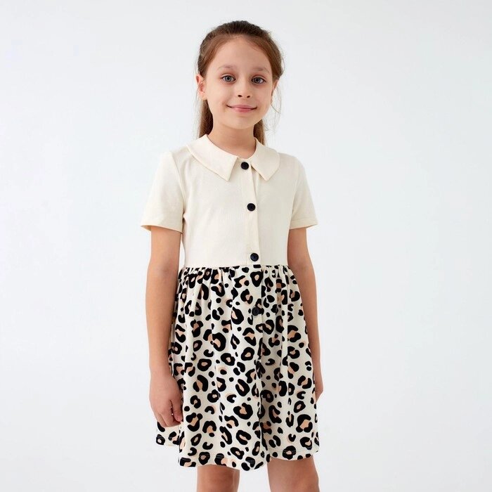 Платье детское на пуговках KAFTAN "Trendy" р. 28 (86-92) от компании Интернет-гипермаркет «MALL24» - фото 1