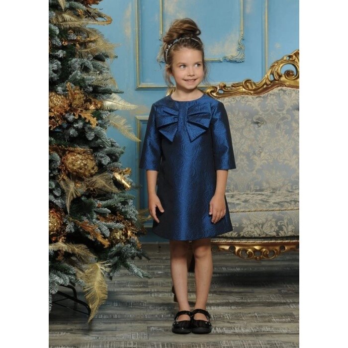 Платье для девочек, рост 110 см, цвет индиго от компании Интернет-гипермаркет «MALL24» - фото 1