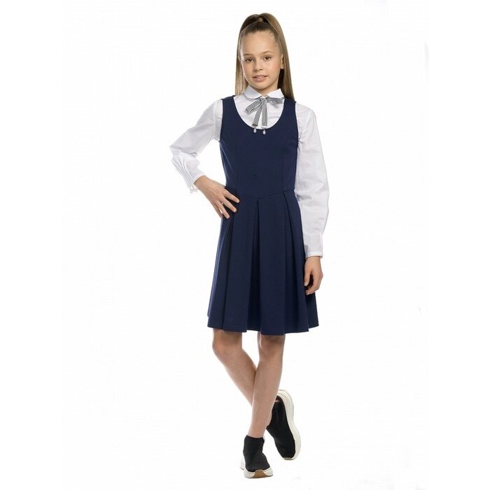 Платье для девочек, рост 116 см, цвет тёмно-серый от компании Интернет-гипермаркет «MALL24» - фото 1
