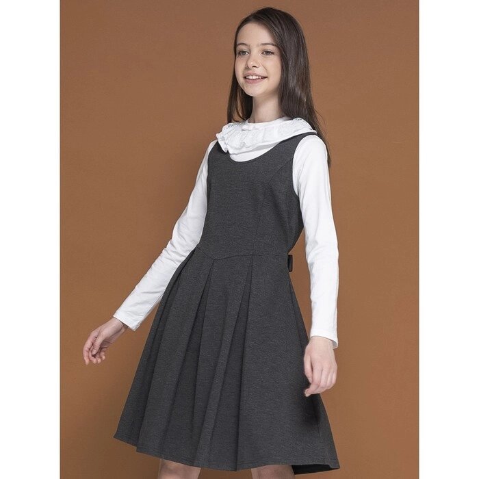 Платье для девочек, рост 152 см, цвет тёмно-серый от компании Интернет-гипермаркет «MALL24» - фото 1