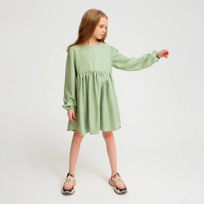 Платье для девочки MINAKU цвет зеленый, р-р 104 от компании Интернет-гипермаркет «MALL24» - фото 1