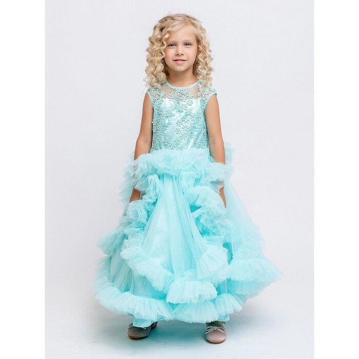 Платье для девочки, рост 104 см, цвет мятный от компании Интернет-гипермаркет «MALL24» - фото 1