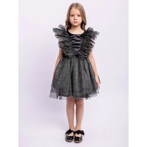 Платье "Эмми", рост 104 см, цвет черный