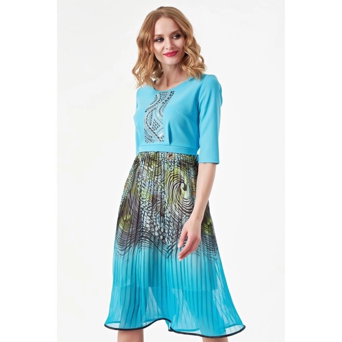 Платье женское, размер 42, цвет голубой от компании Интернет-гипермаркет «MALL24» - фото 1